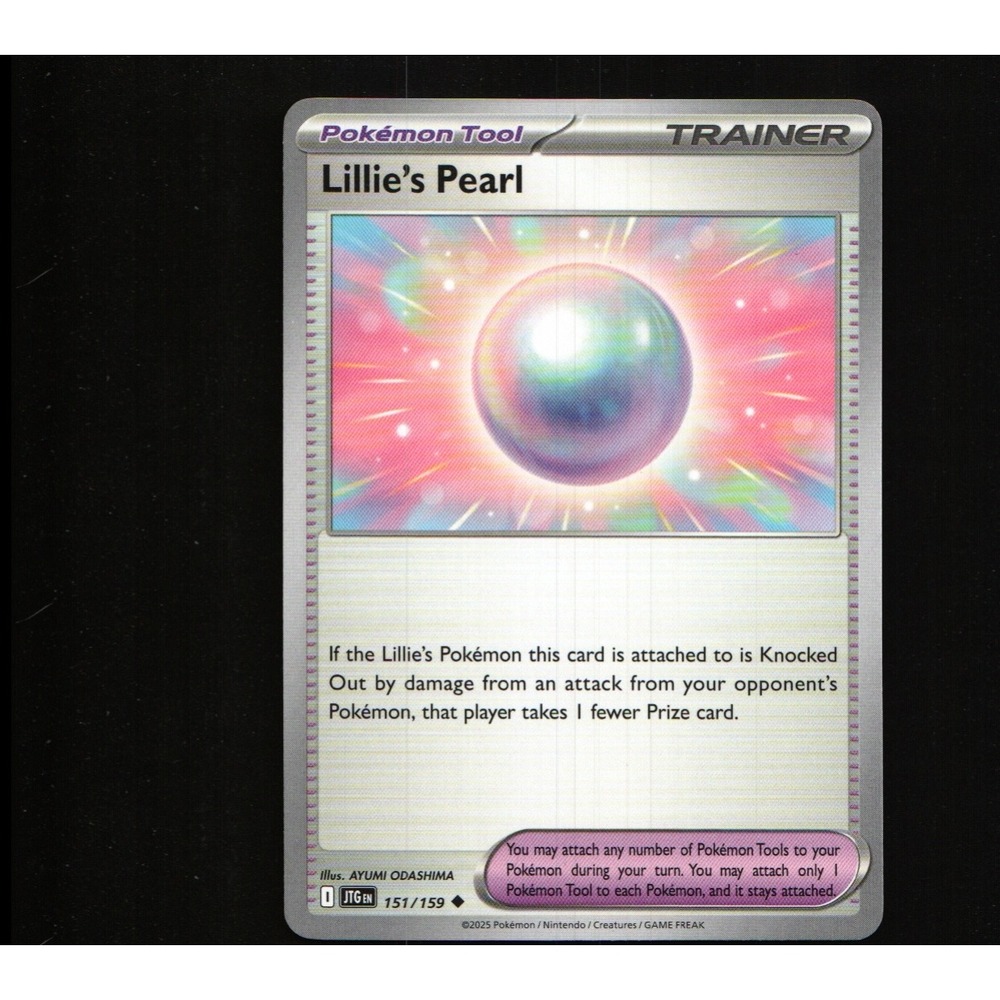 Pokemon Lillie's Pearl 151/159 Journey Together Uncommon Trainer Card NM